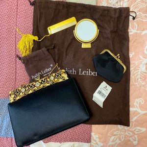 Judith Leiber purse and accessories